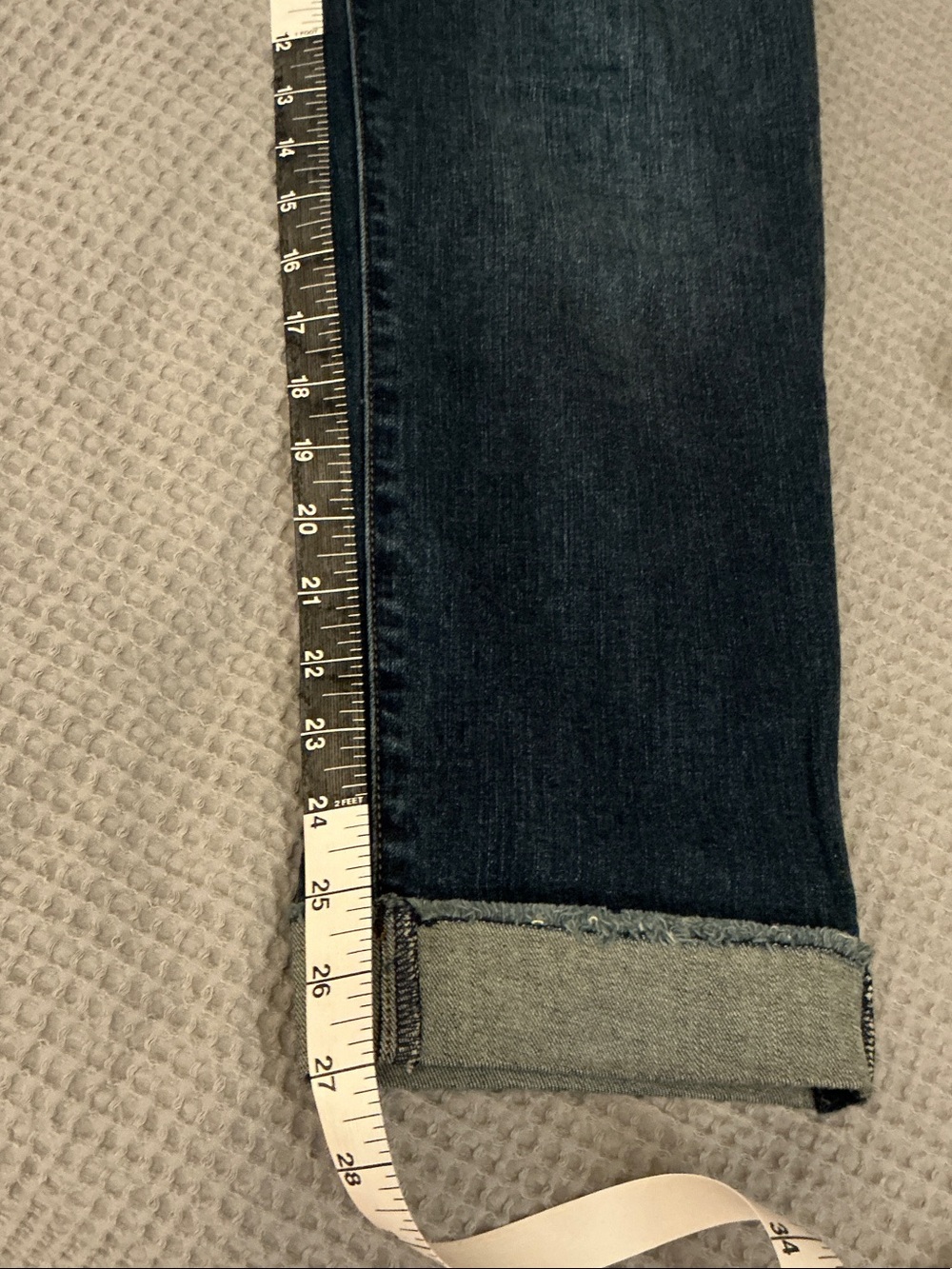 Kut from the Kloth Asher Ankle Straight Leg Jeans size 10 - Picture 7 of 12